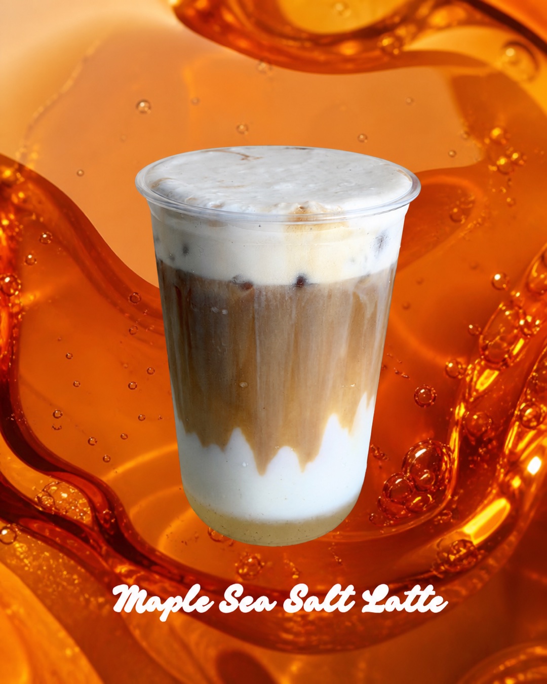 Maple Sea Salt Latte from Café Velora